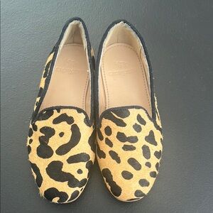 Crewcuts Black and Tan Leopard Print Flats